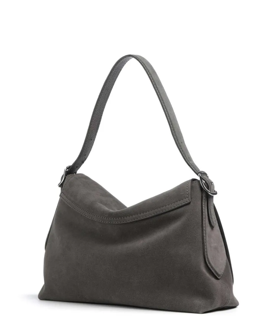 Abro Shoulder Bags|Hobo Bags-Suede Carina Hobo bag brushed leather