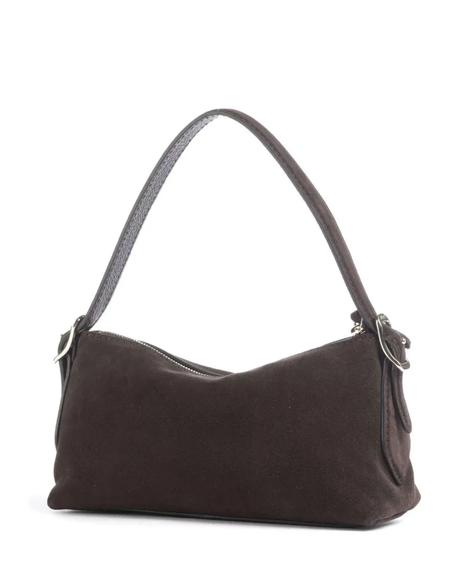 Abro Shoulder Bags|Crossbody Bags-Suede Carina Shoulder bag brushed leather