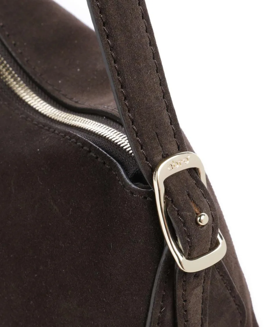 Abro Shoulder Bags|Crossbody Bags-Suede Carina Shoulder bag brushed leather