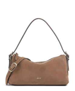 Abro Shoulder Bags|Crossbody Bags-Suede Carina Shoulder bag brushed leather