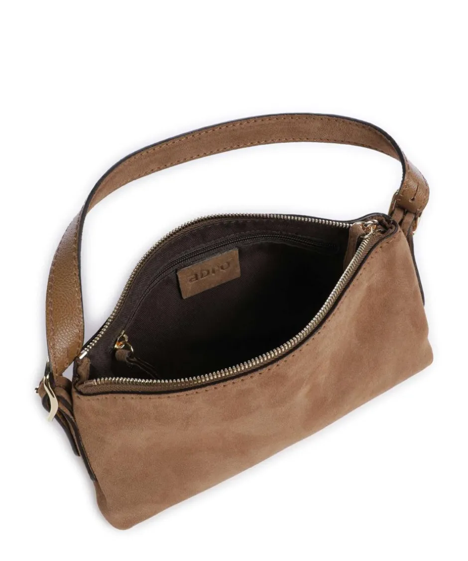 Abro Shoulder Bags|Crossbody Bags-Suede Carina Shoulder bag brushed leather