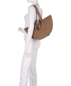 Abro Tote Bags|Handbags-Suede Cosmo Medium Tote bag brushed leather