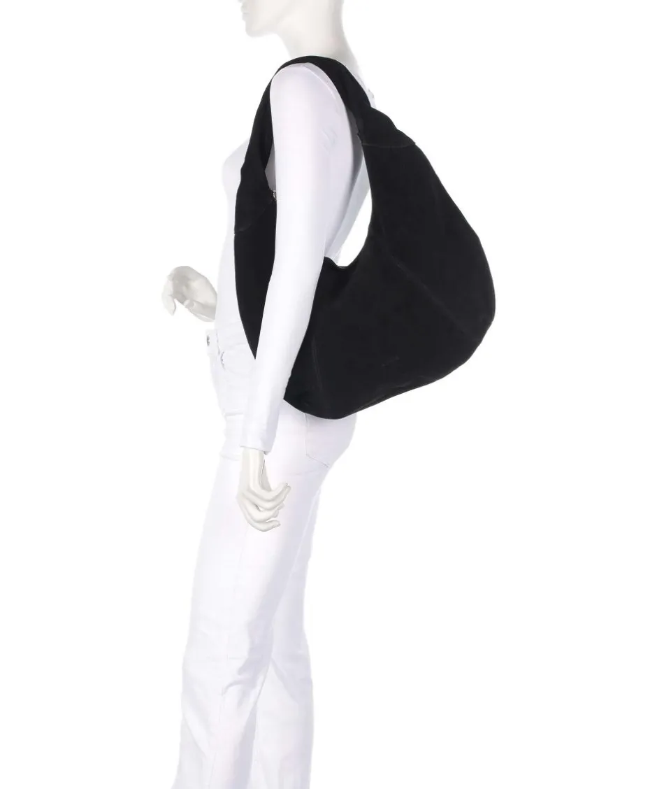 Núnoo Shoulder Bags|Hobo Bags-Suede Gabi Hobo bag brushed cow leather