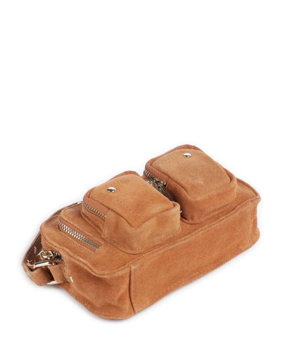 Núnoo Handbags|Crossbody Bags-Suede Helena Crossbody bag brushed leather