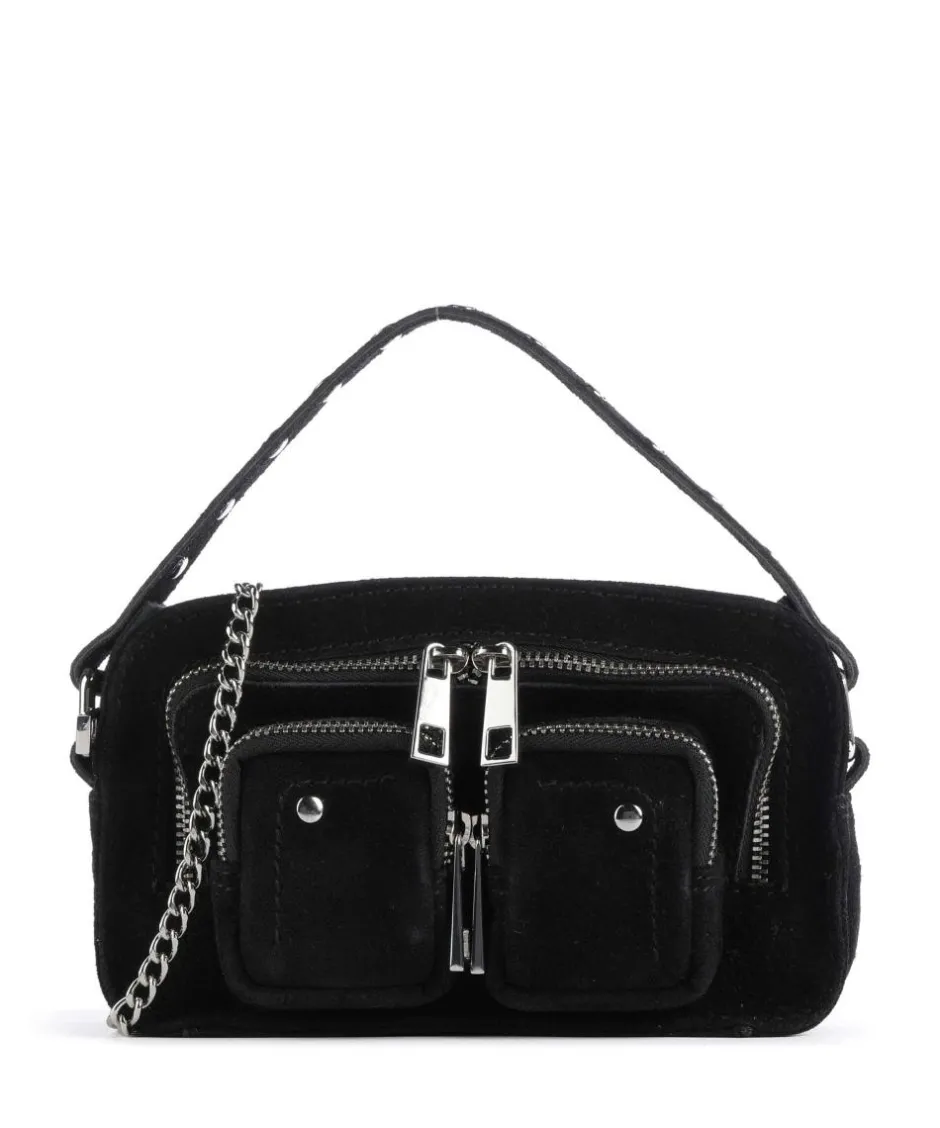 Núnoo Handbags|Crossbody Bags-Suede Helena Crossbody bag brushed leather