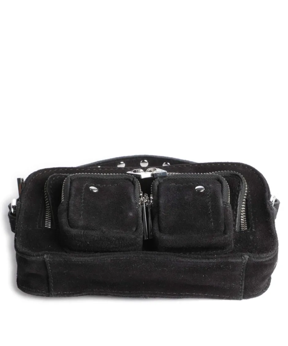 Núnoo Handbags|Crossbody Bags-Suede Helena Crossbody bag brushed leather