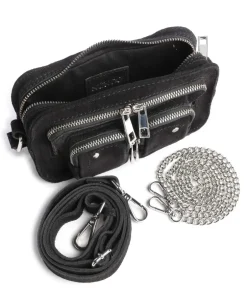 Núnoo Handbags|Crossbody Bags-Suede Helena Crossbody bag brushed leather