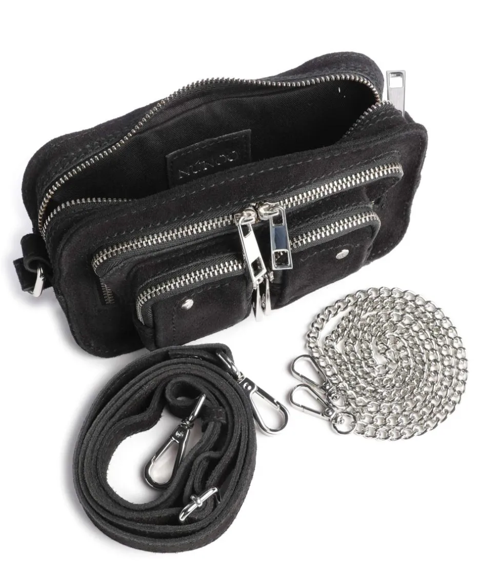 Núnoo Handbags|Crossbody Bags-Suede Helena Crossbody bag brushed leather