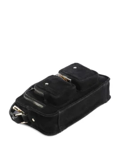 Núnoo Handbags|Crossbody Bags-Suede Helena Crossbody bag brushed leather