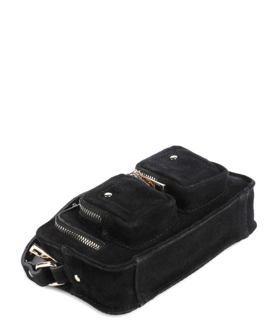 Núnoo Handbags|Crossbody Bags-Suede Helena Crossbody bag brushed leather