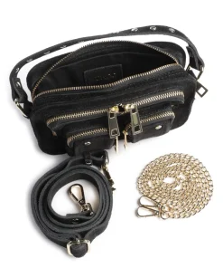 Núnoo Handbags|Crossbody Bags-Suede Helena Crossbody bag brushed leather