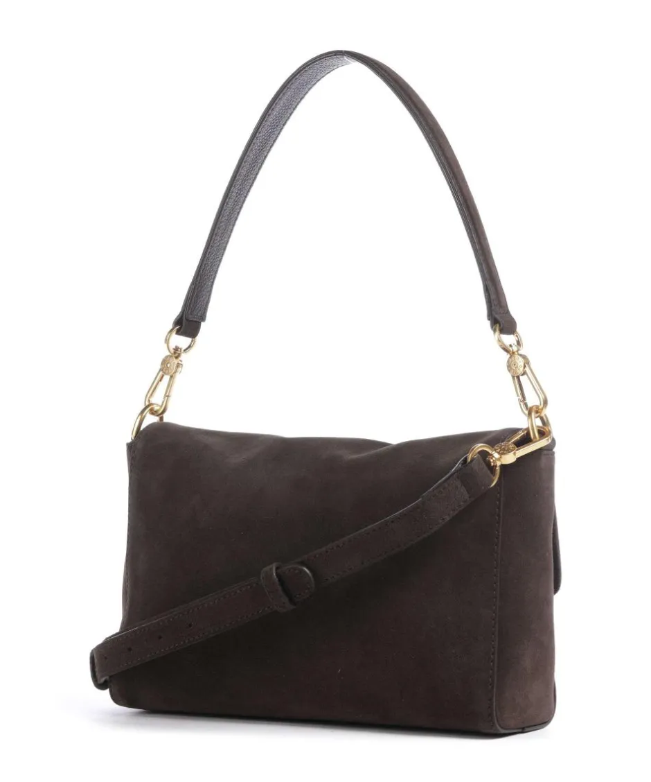 Abro Shoulder Bags|Crossbody Bags-Suede Temi Shoulder bag brushed leather
