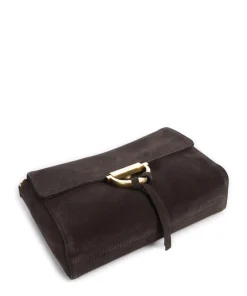 Abro Shoulder Bags|Crossbody Bags-Suede Temi Shoulder bag brushed leather