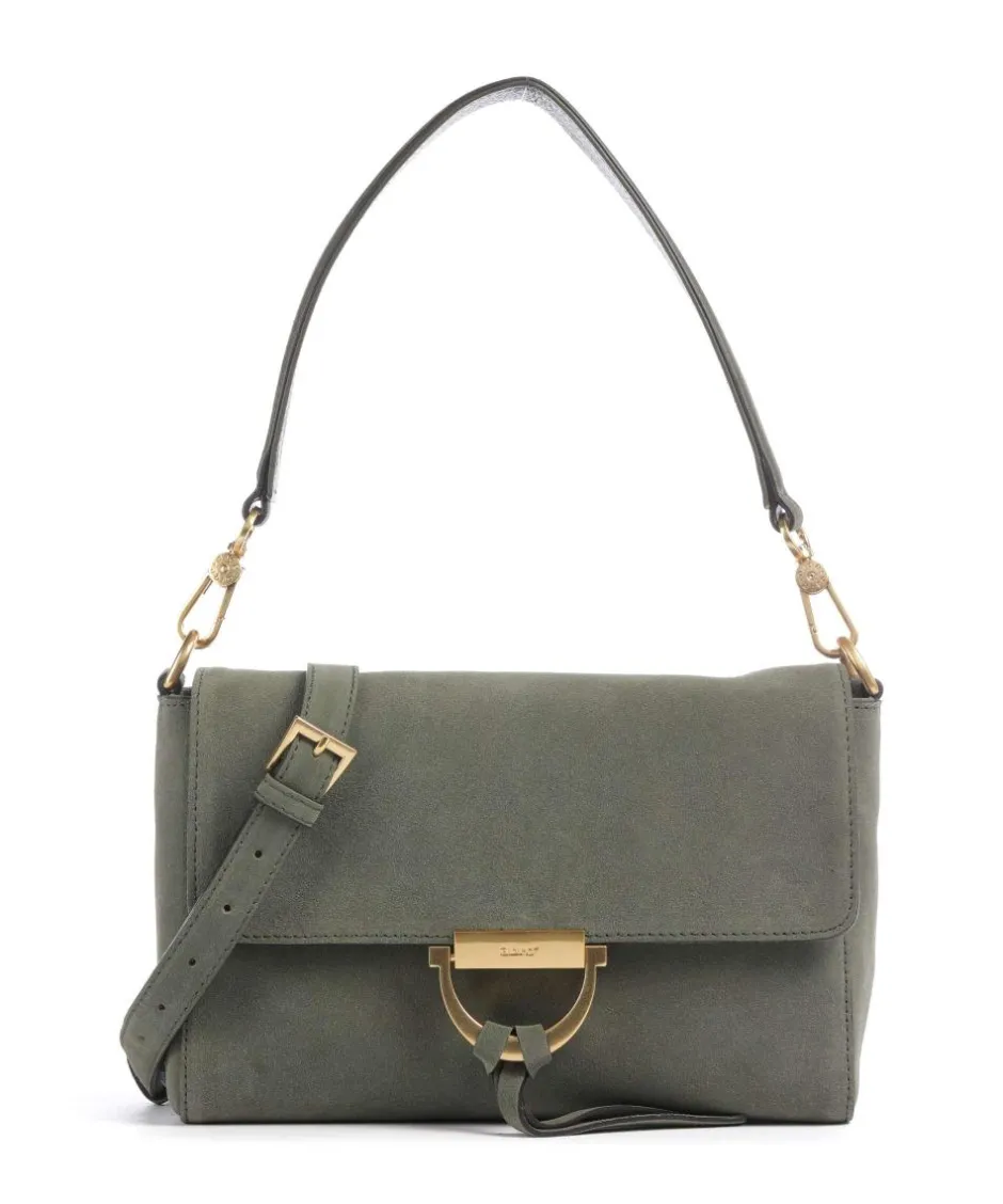 Abro Shoulder Bags|Crossbody Bags-Suede Temi Shoulder bag brushed leather
