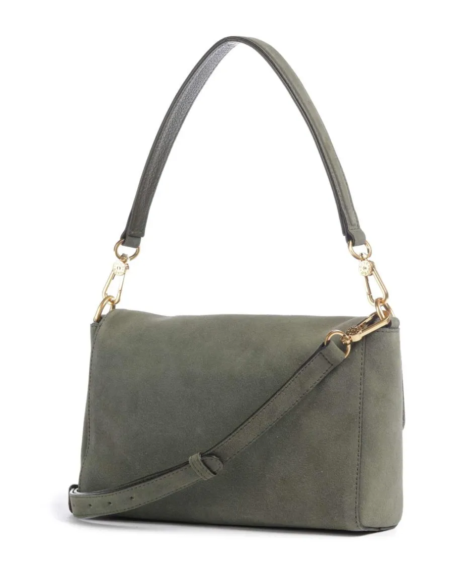 Abro Shoulder Bags|Crossbody Bags-Suede Temi Shoulder bag brushed leather