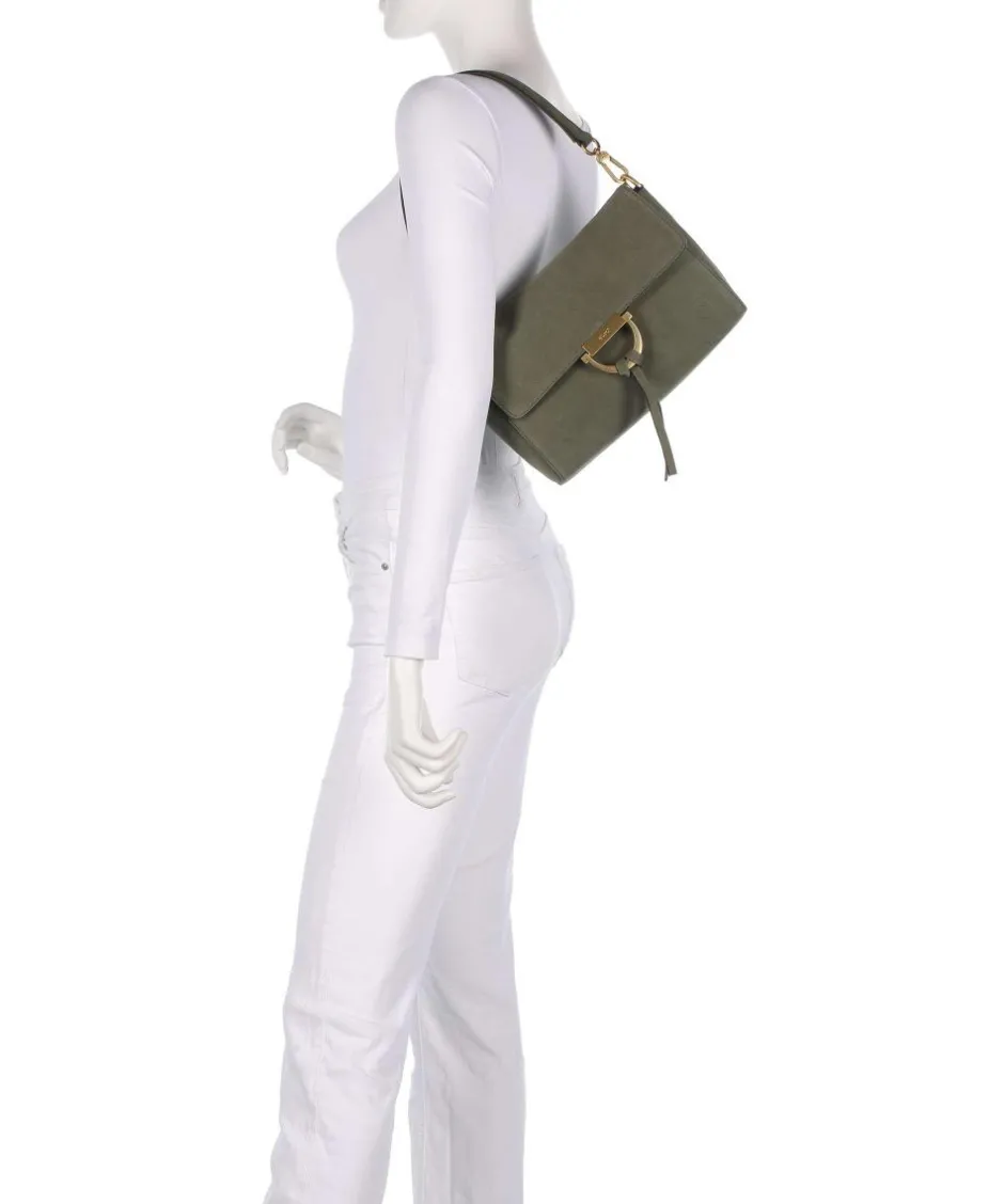 Abro Shoulder Bags|Crossbody Bags-Suede Temi Shoulder bag brushed leather