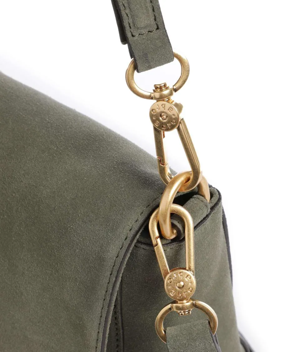 Abro Shoulder Bags|Crossbody Bags-Suede Temi Shoulder bag brushed leather