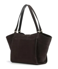 Abro Tote Bags-Suede Temi Tote bag brushed leather
