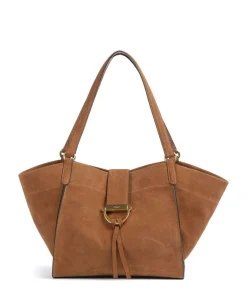 Abro Tote Bags-Suede Temi Tote bag brushed leather