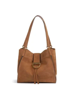 Abro Tote Bags-Suede Temi Tote bag brushed leather