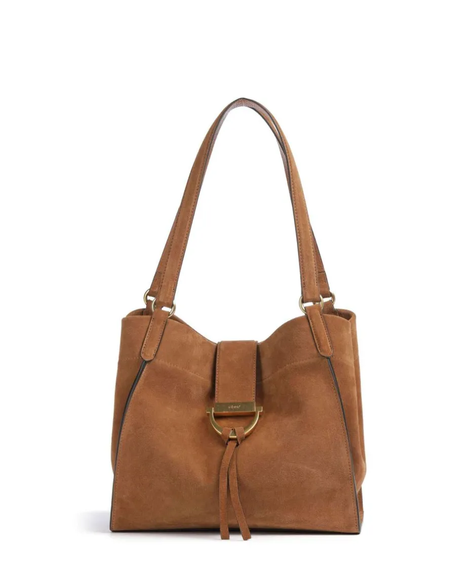 Abro Tote Bags-Suede Temi Tote bag brushed leather