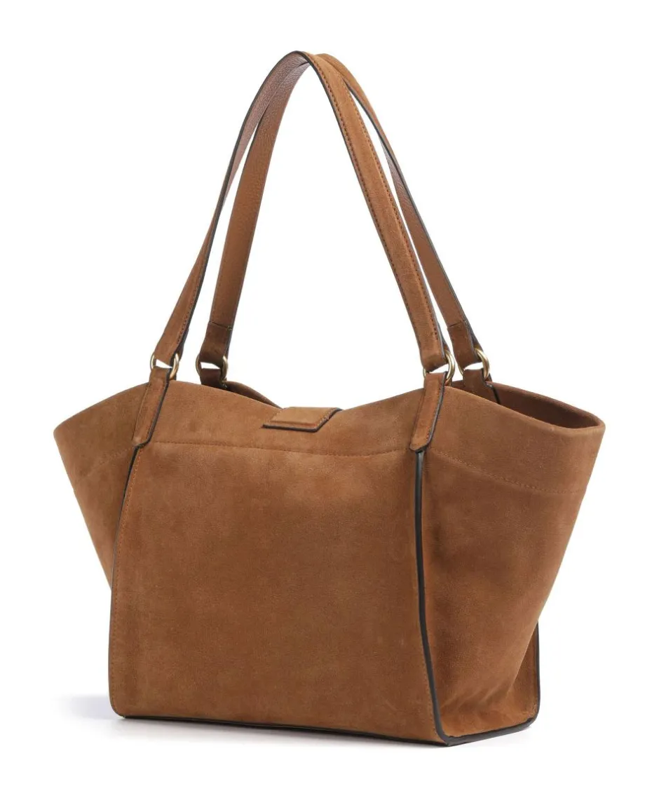 Abro Tote Bags-Suede Temi Tote bag brushed leather