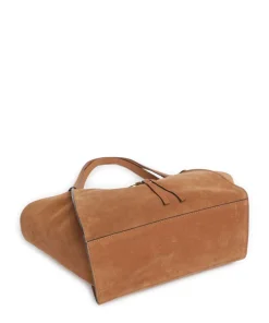 Abro Tote Bags-Suede Temi Tote bag brushed leather