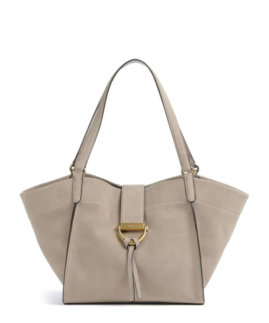 Abro Tote Bags-Suede Temi Tote bag brushed leather