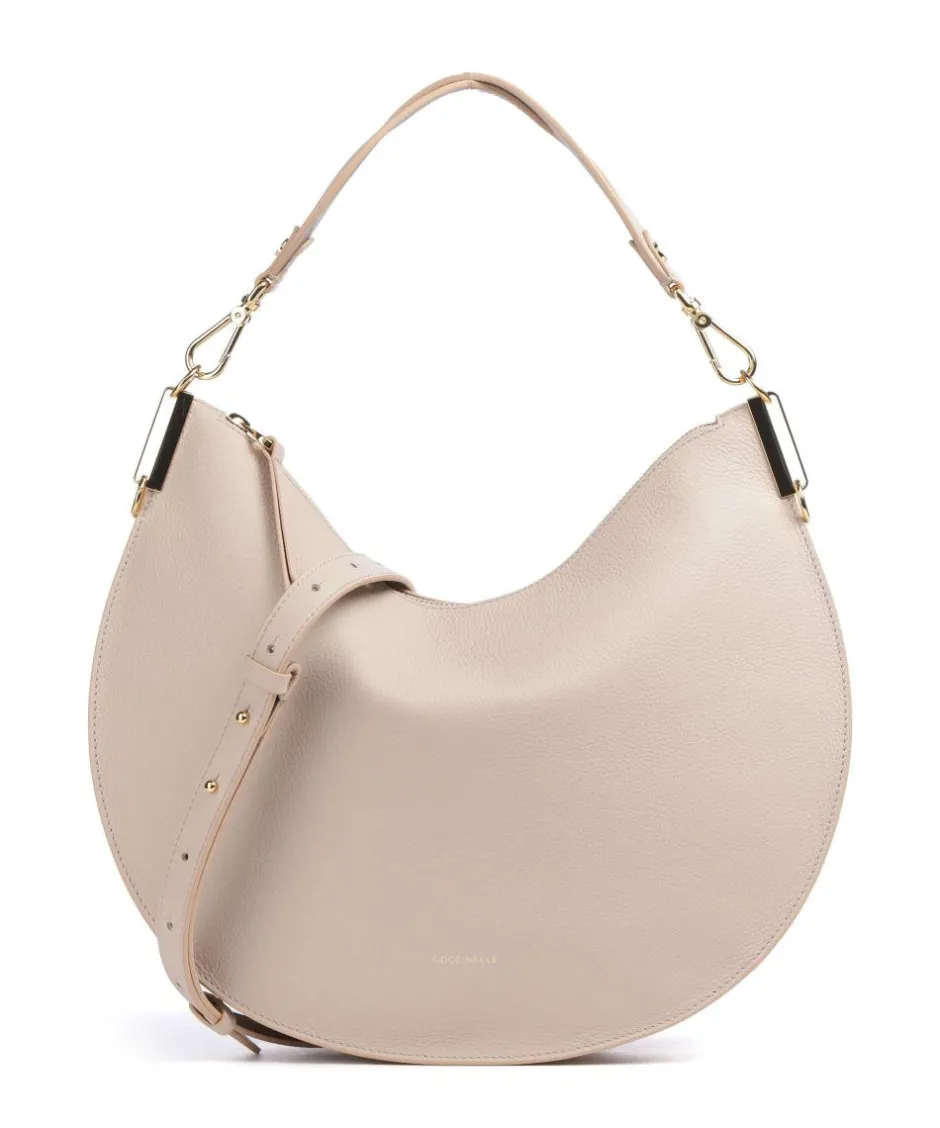 Coccinelle Shoulder Bags|Hobo Bags-Sunup Hobo bag grained cow leather