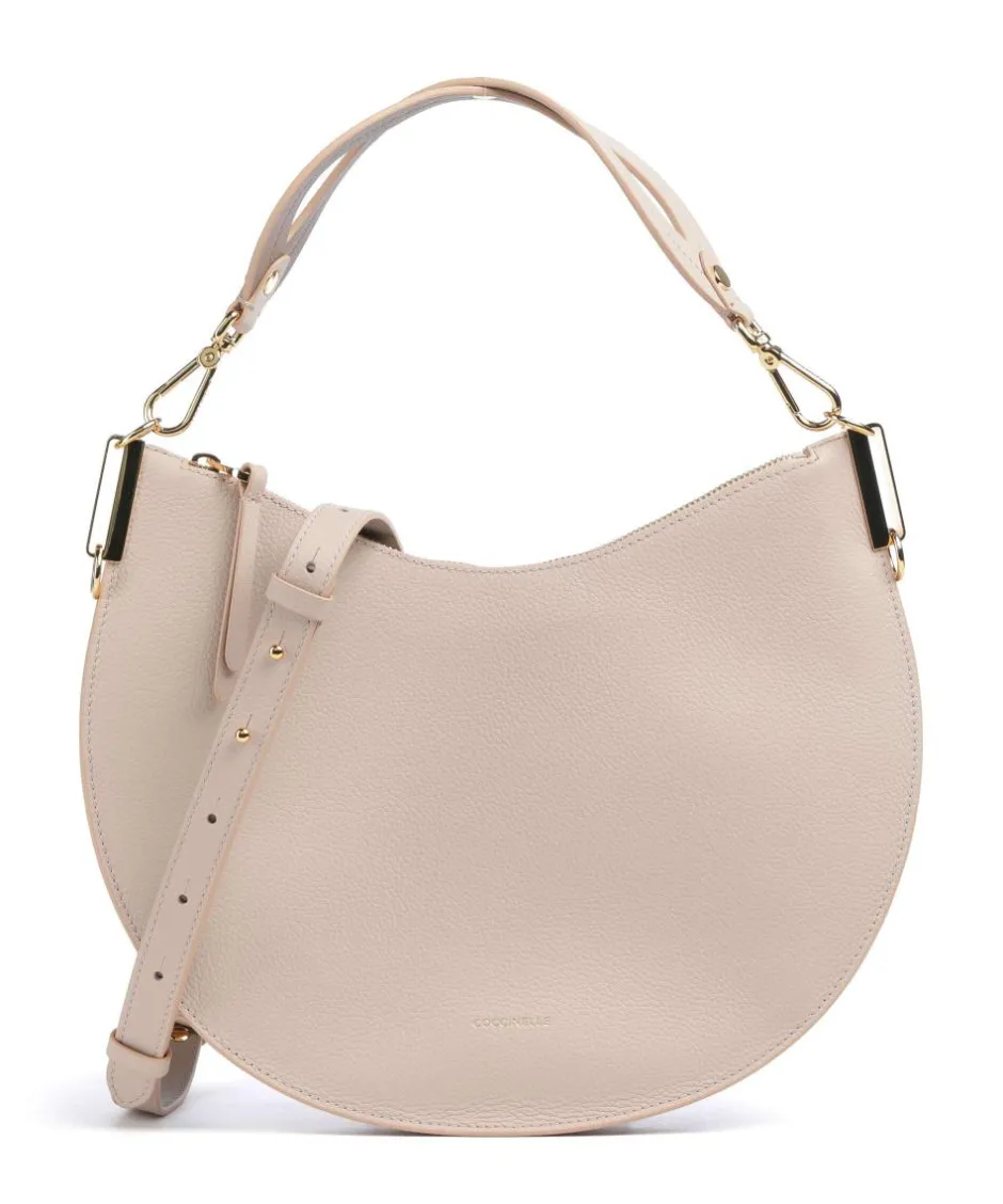 Coccinelle Shoulder Bags|Hobo Bags-Sunup Hobo bag grained leather