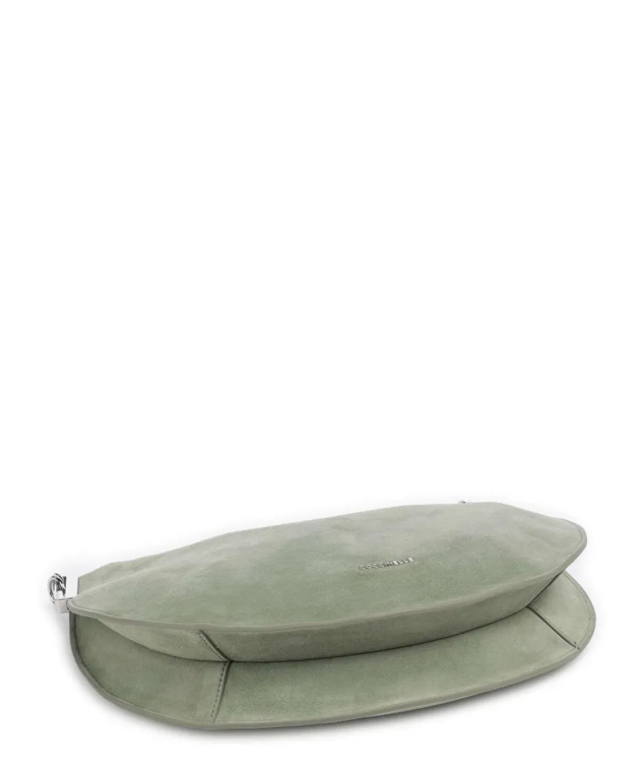 Coccinelle Shoulder Bags|Hobo Bags-Sunup Suede Hobo bag brushed leather
