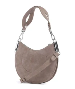 Coccinelle Shoulder Bags|Crossbody Bags-Sunup Suede Shoulder bag brushed cow leather