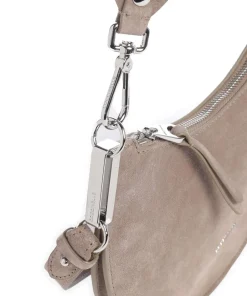 Coccinelle Shoulder Bags|Crossbody Bags-Sunup Suede Shoulder bag brushed cow leather