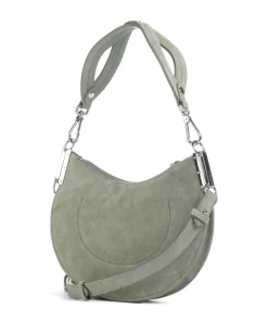 Coccinelle Shoulder Bags|Crossbody Bags-Sunup Suede Shoulder bag brushed cow leather