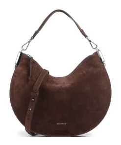 Coccinelle Shoulder Bags-Sunup Suede Shoulder bag brushed cow leather