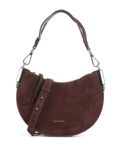 Coccinelle Shoulder Bags|Crossbody Bags-Sunup Suede Shoulder bag brushed cow leather