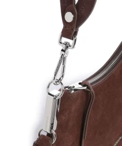 Coccinelle Shoulder Bags|Crossbody Bags-Sunup Suede Shoulder bag brushed cow leather