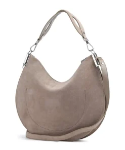 Coccinelle Shoulder Bags-Sunup Suede Shoulder bag brushed cow leather