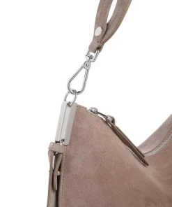 Coccinelle Shoulder Bags-Sunup Suede Shoulder bag brushed cow leather
