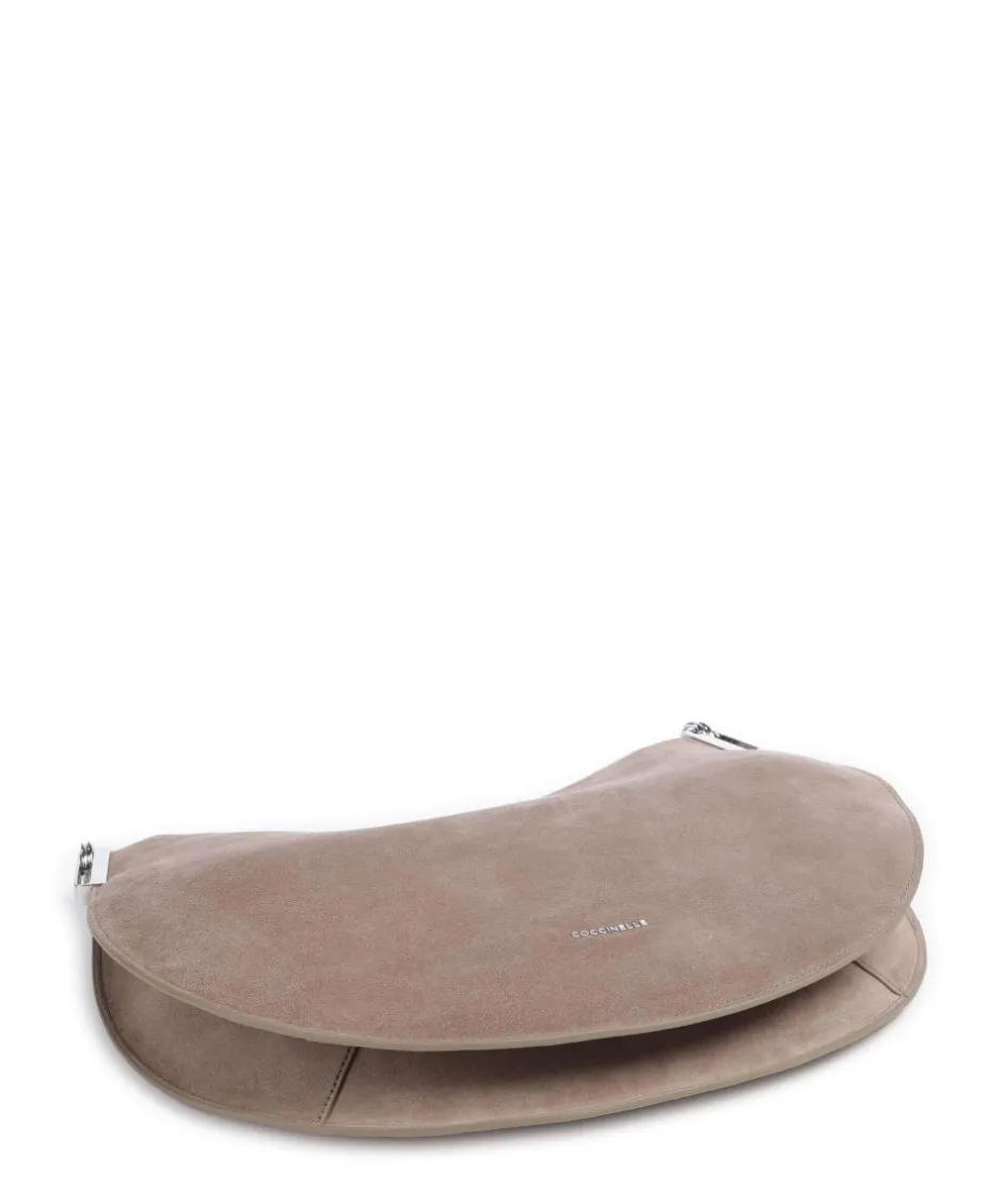 Coccinelle Shoulder Bags-Sunup Suede Shoulder bag brushed cow leather