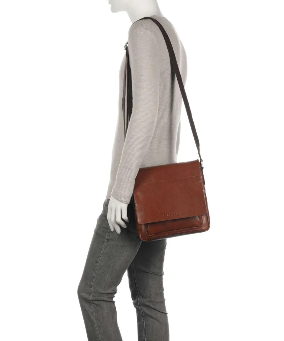 Strellson Crossbody Bags-Swiss Cottage Clint Crossbody bag grained leather