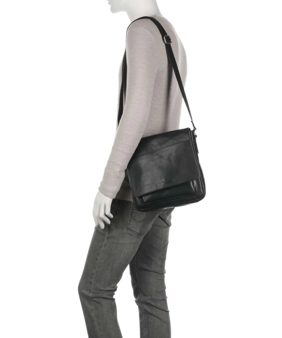 Strellson Crossbody Bags-Swiss Cottage Clint Crossbody bag grained leather