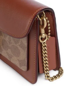 Coach Crossbody Bags-Tabby Chain Crossbody bag fine grain cow leather, canvas