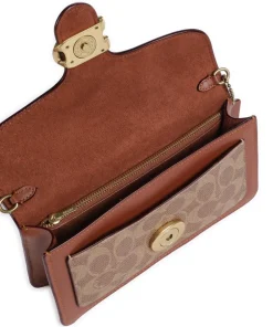 Coach Crossbody Bags-Tabby Chain Crossbody bag fine grain cow leather, canvas