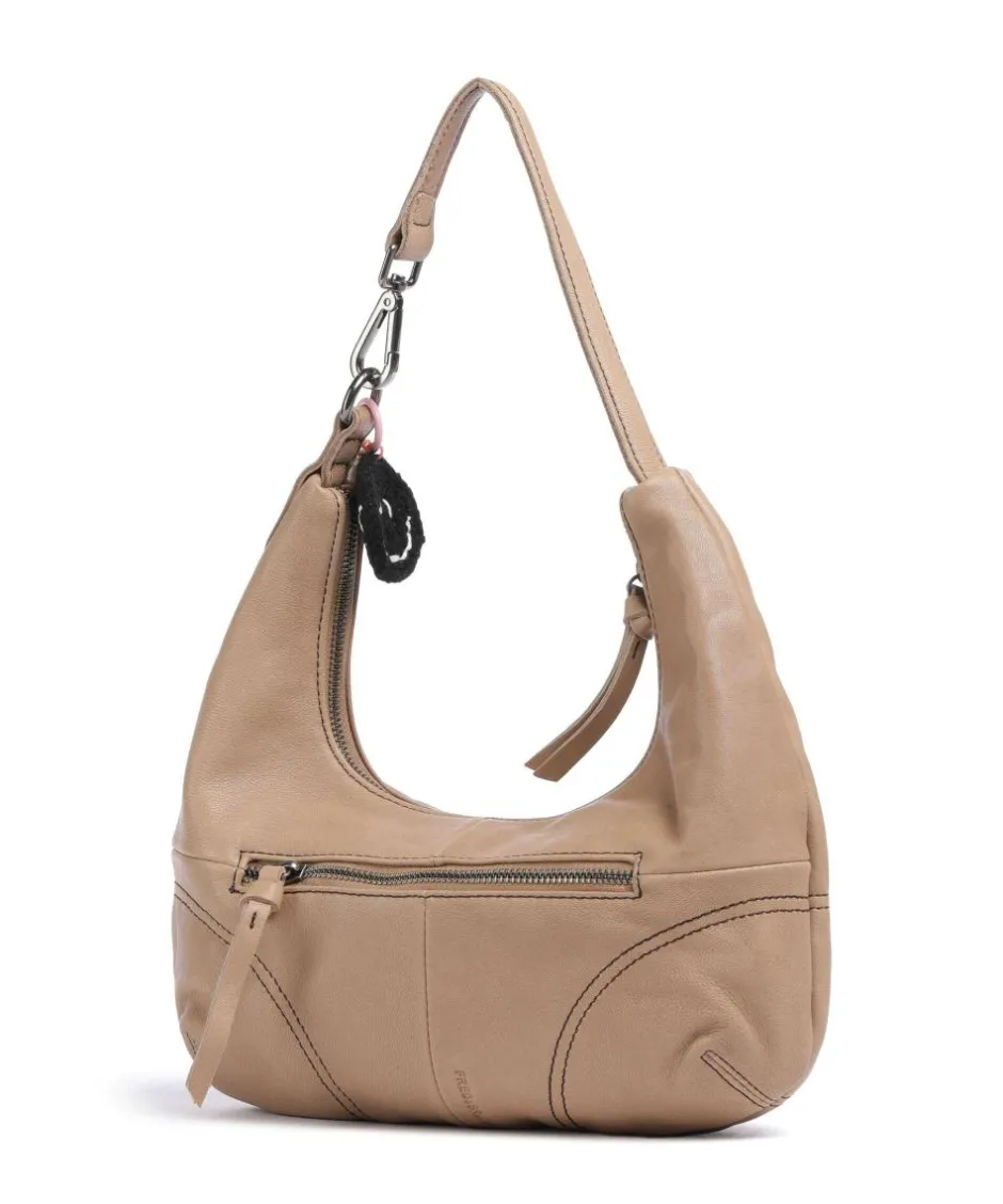 FredsBruder Shoulder Bags|Hobo Bags-Take A Smile Hobo bag sheepskin leather