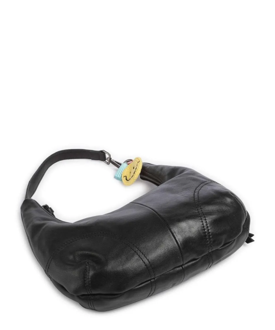 FredsBruder Shoulder Bags|Hobo Bags-Take A Smile Hobo bag sheepskin leather