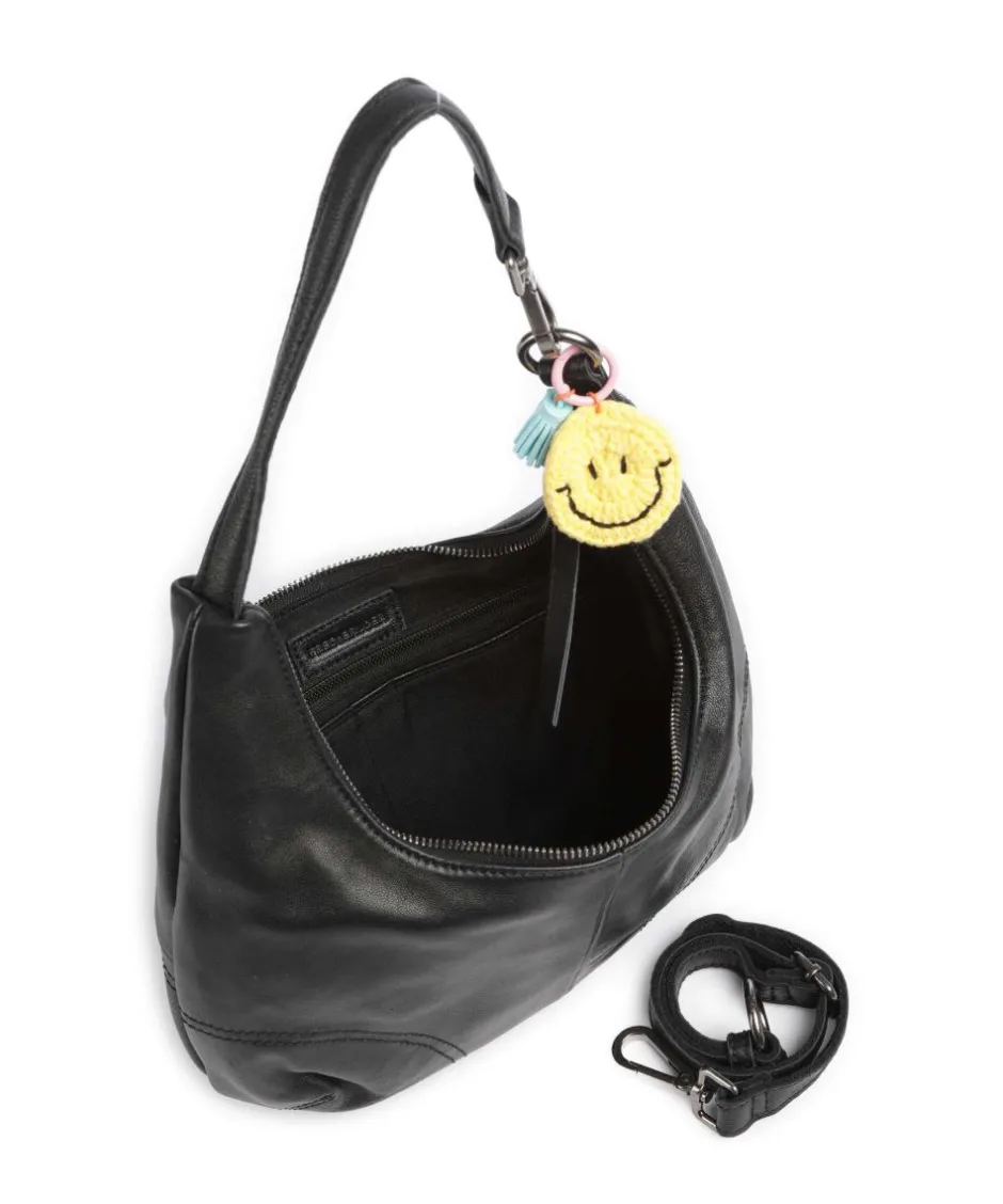 FredsBruder Shoulder Bags|Hobo Bags-Take A Smile Hobo bag sheepskin leather