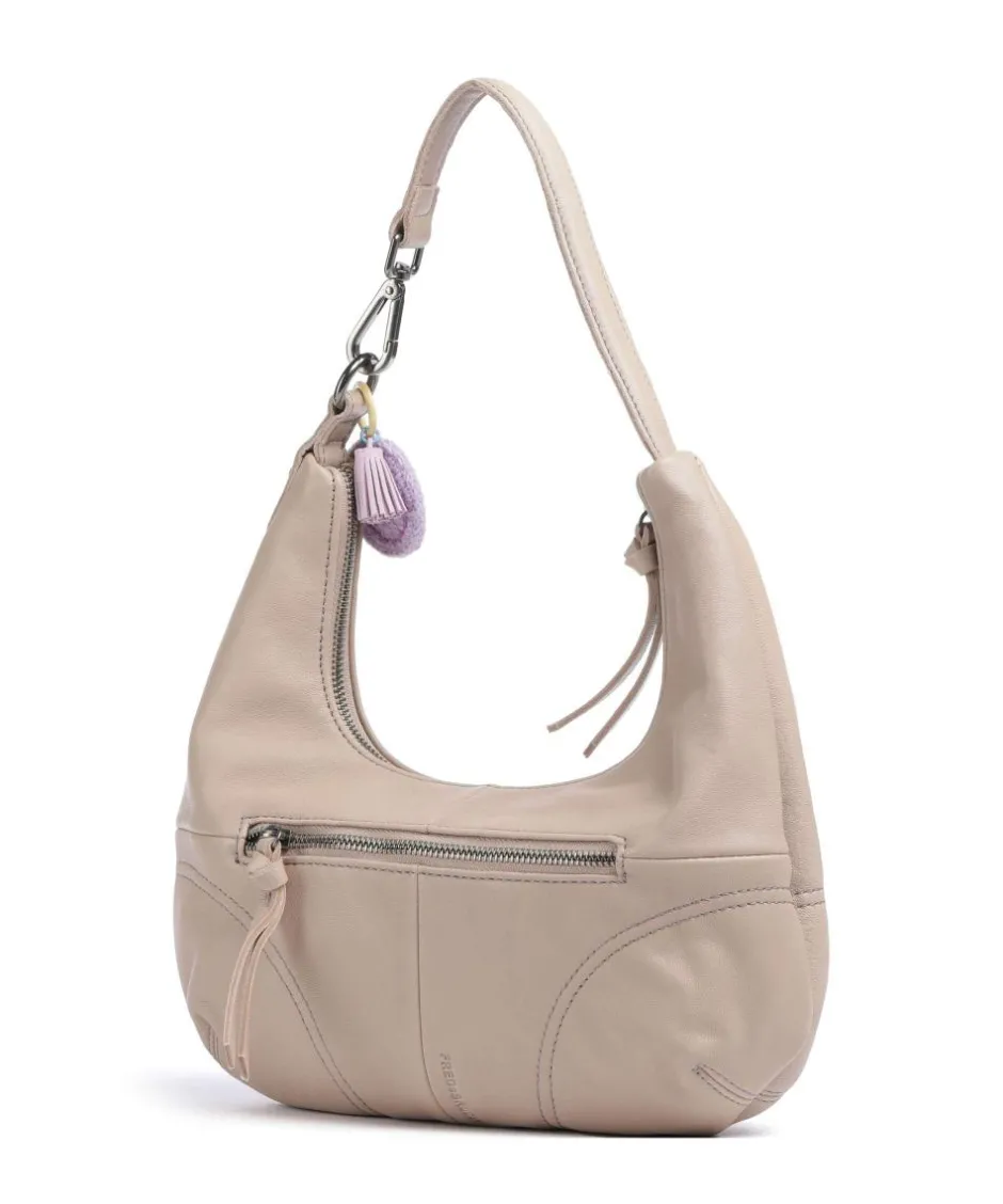 FredsBruder Shoulder Bags|Hobo Bags-Take A Smile Hobo bag sheepskin leather