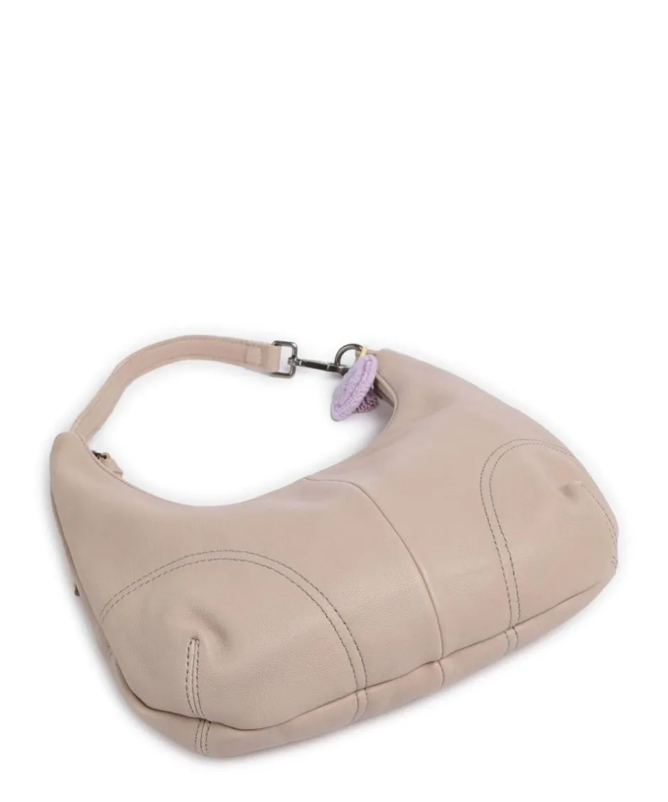 FredsBruder Shoulder Bags|Hobo Bags-Take A Smile Hobo bag sheepskin leather