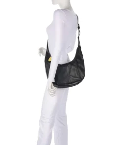 FredsBruder Shoulder Bags|Hobo Bags-Take A Smile Hobo bag sheepskin leather